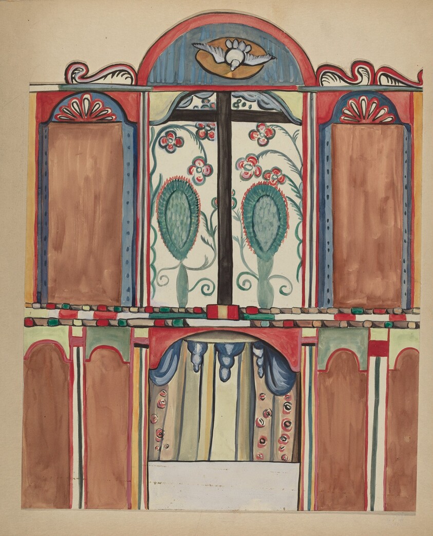 Main Reredos in Santa Cruz Church, Santa Fe County