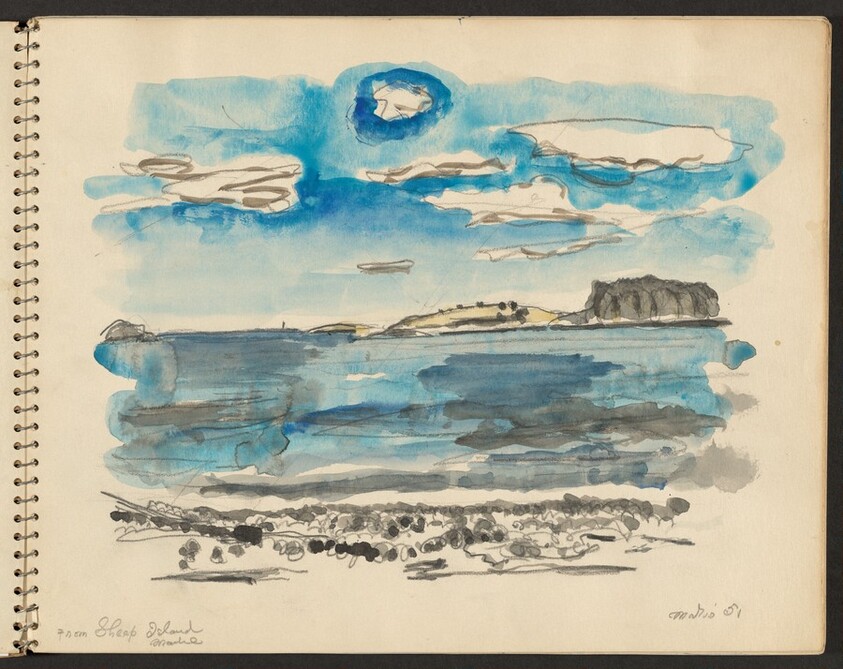 From Sheep Island, Maine