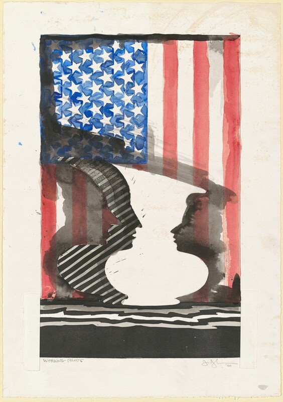Jasper Johns Untitled, 2000 working proof National Gallery of Art