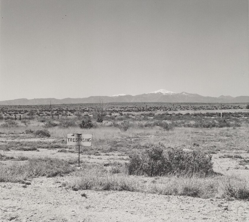 Pikes Peak from the prairie, Colorado