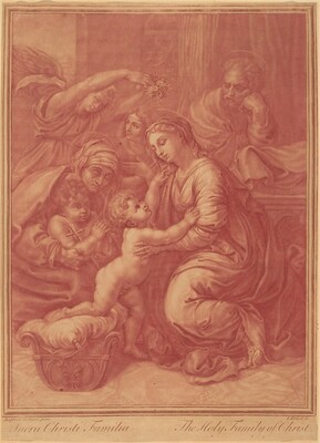 The Holy Family, Elisha Kirkall after Raphael, early 18th century