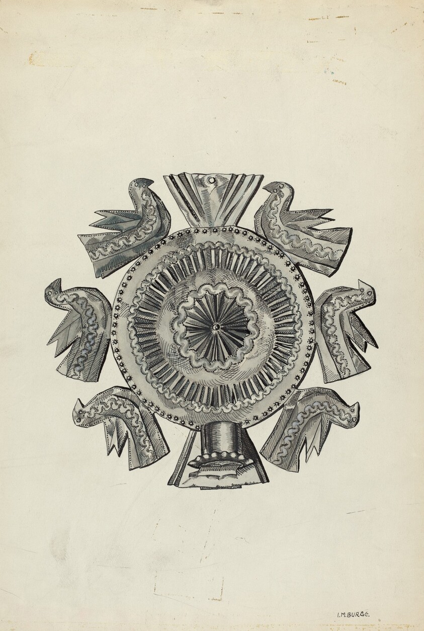 Cut Tin Candle Holder