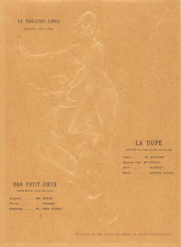 La Dupe; Son petit coeur