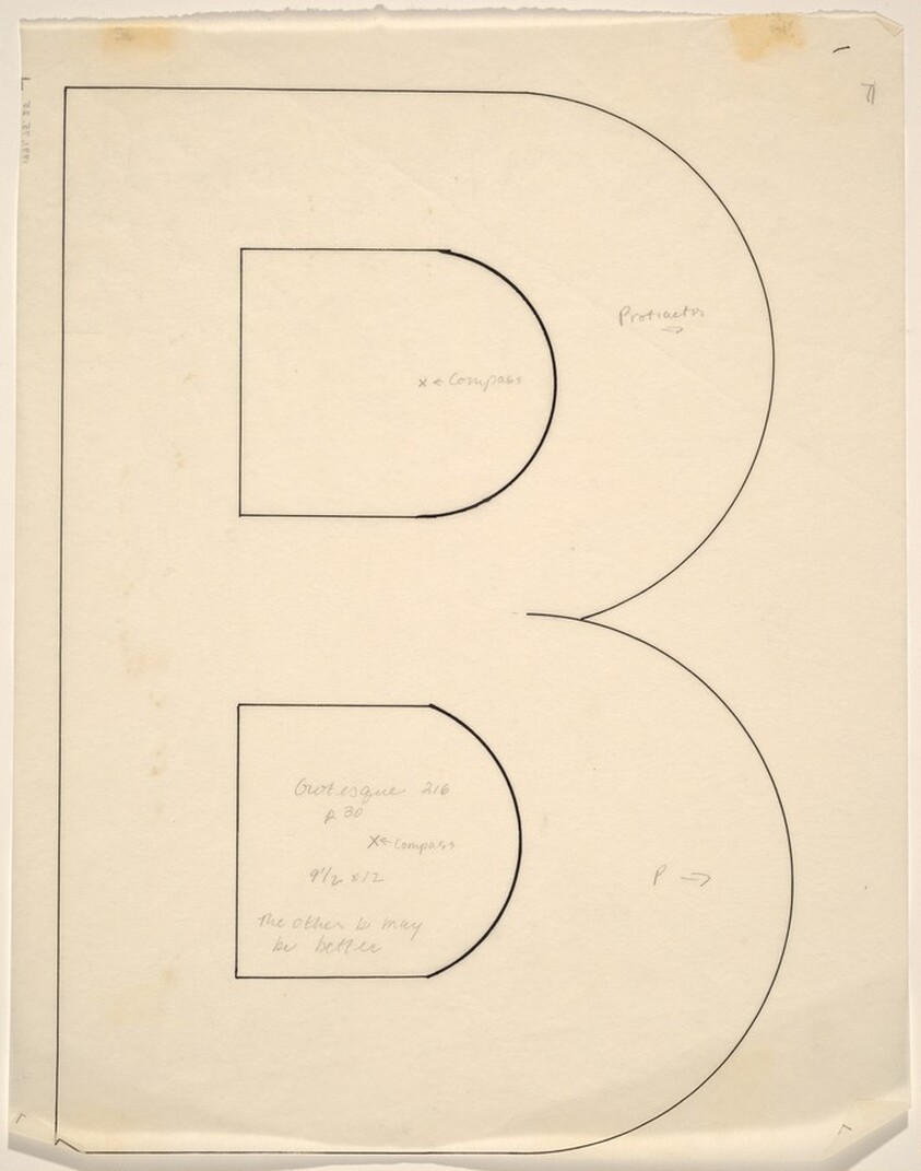 Sketch for "Building - Blocks for a Doorway" (B)