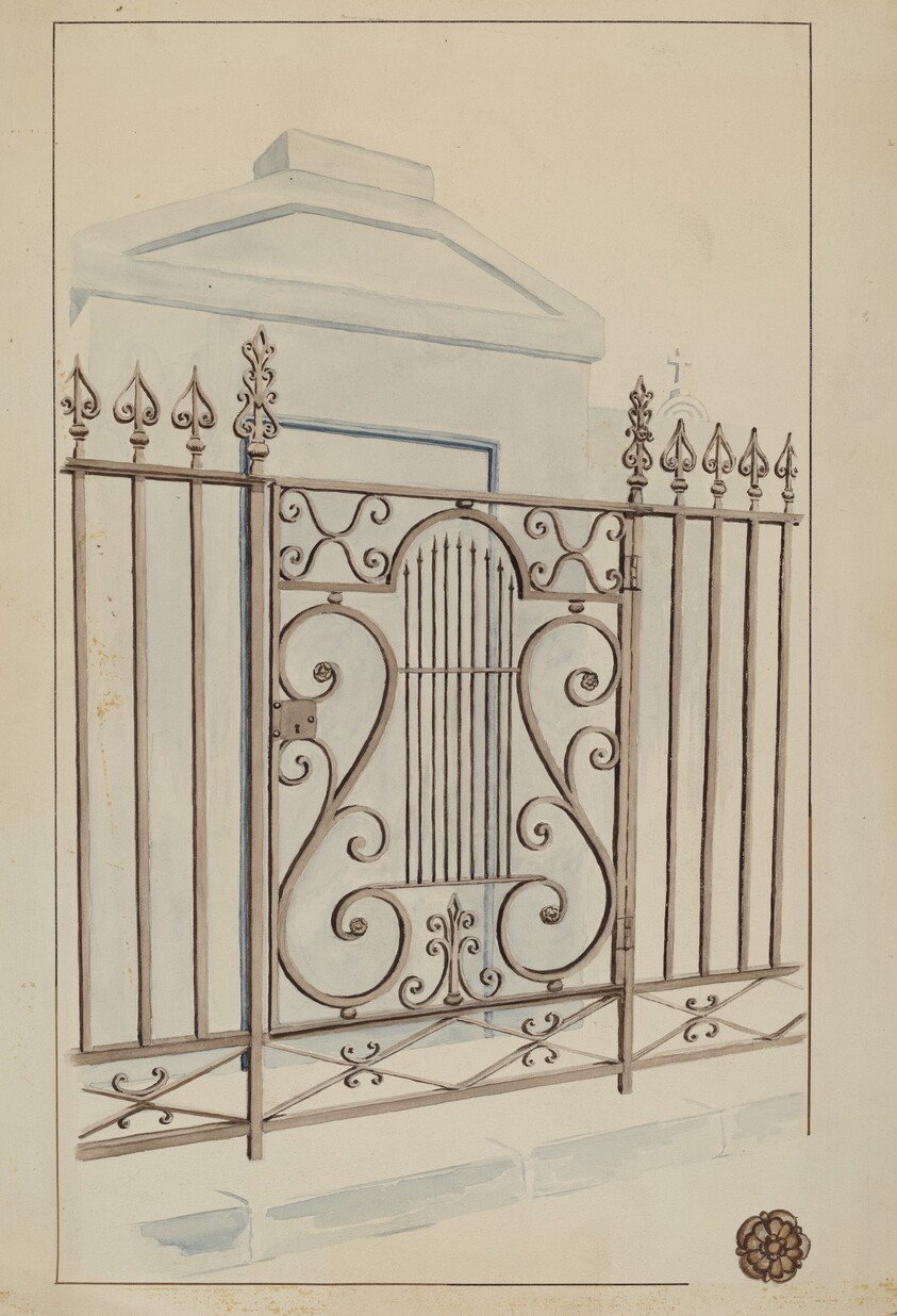 Wrought Iron Gate and Fence