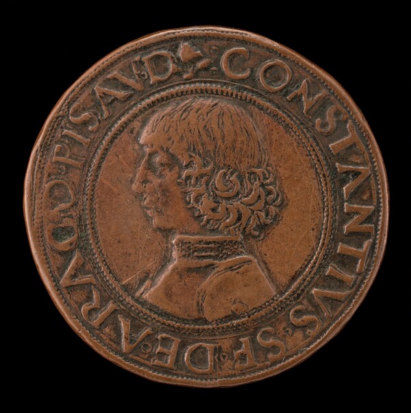 Costanzo Sforza, 1447-1483, Lord of Pesaro 1473 [obverse]