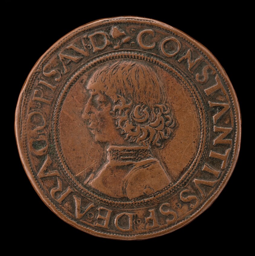 Costanzo Sforza, 1447-1483, Lord of Pesaro 1473 [obverse]