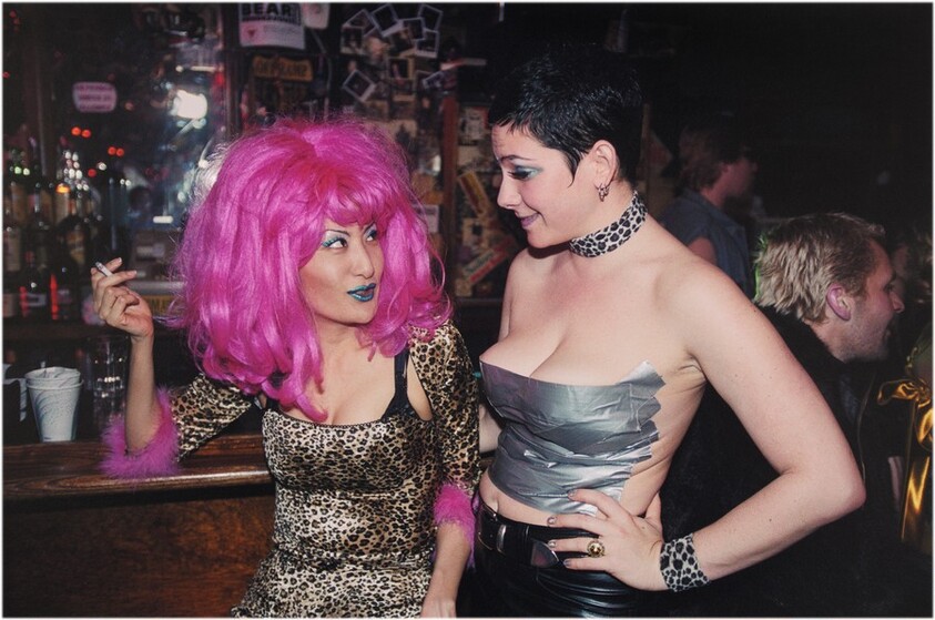 Pink Wig and Duct Tape at "Hole in the Wall"