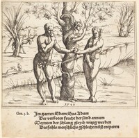 The Fall of Man, Augustin Hirschvogel, 1548