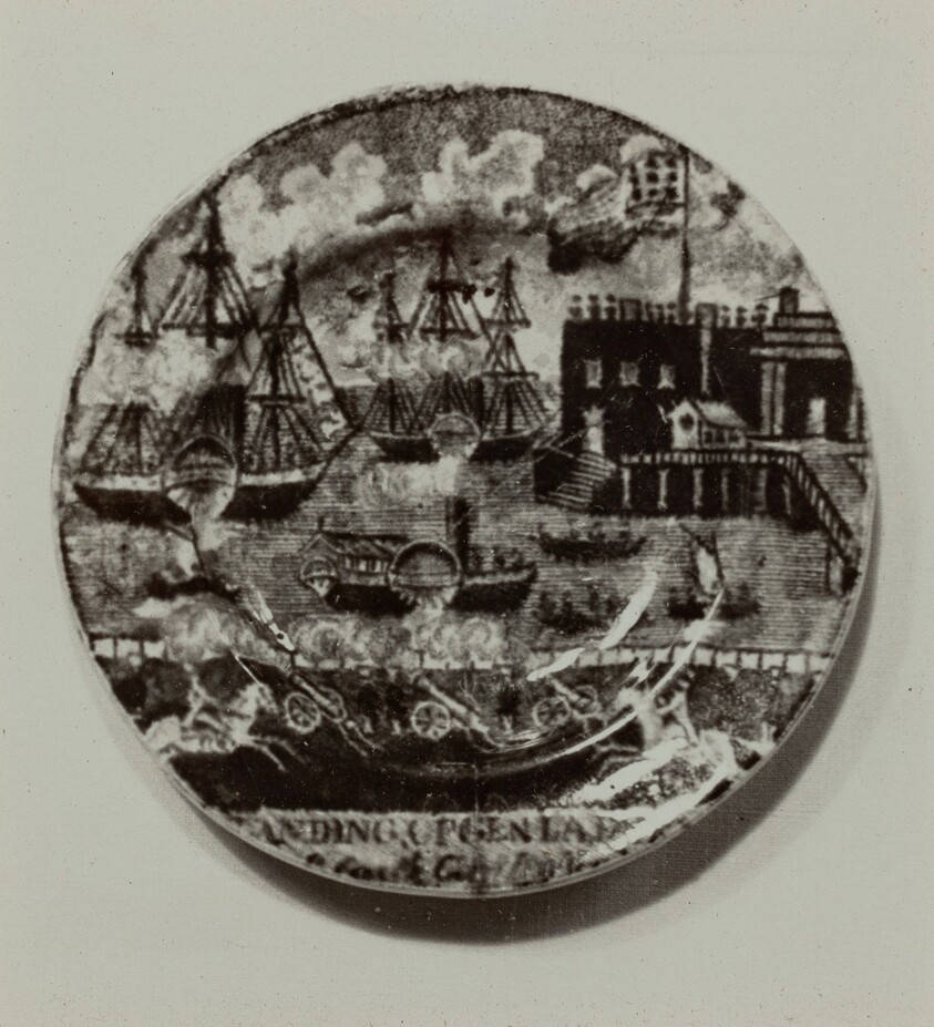 Cup Plate - "Castle Garden"