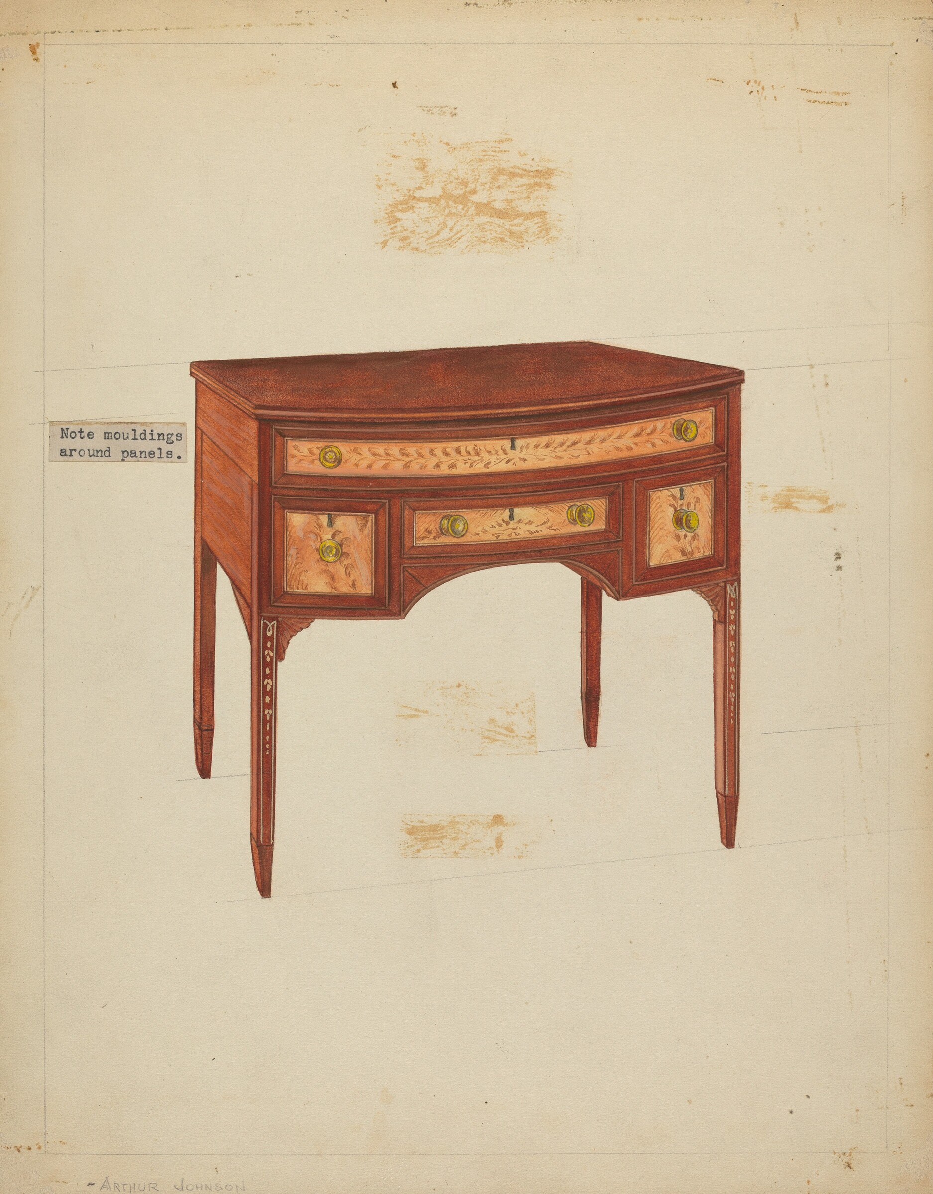 Desk, Arthur Johnson, 1935/1942