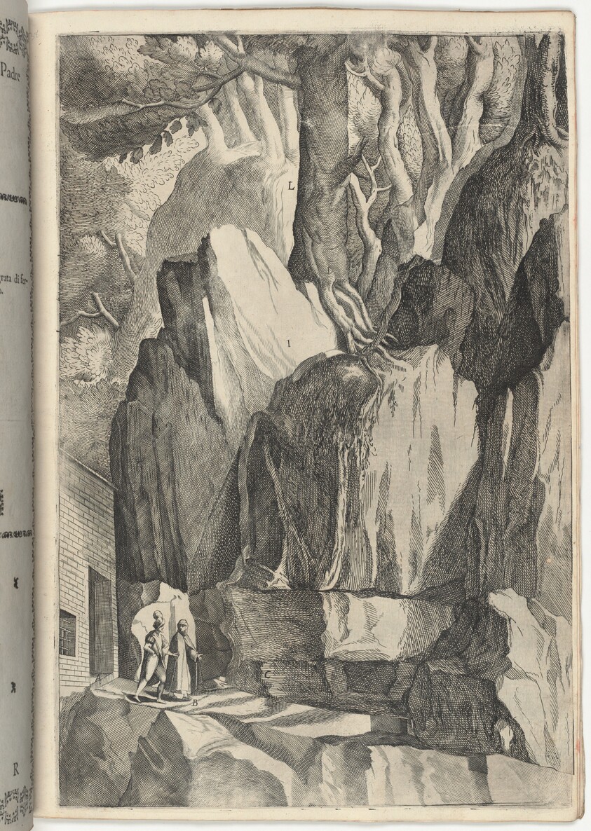 The Site of the Bed and Oratory of Saint Francis (Luogo del 'letto' e dell'oratorio di San Francesco) [plate R]