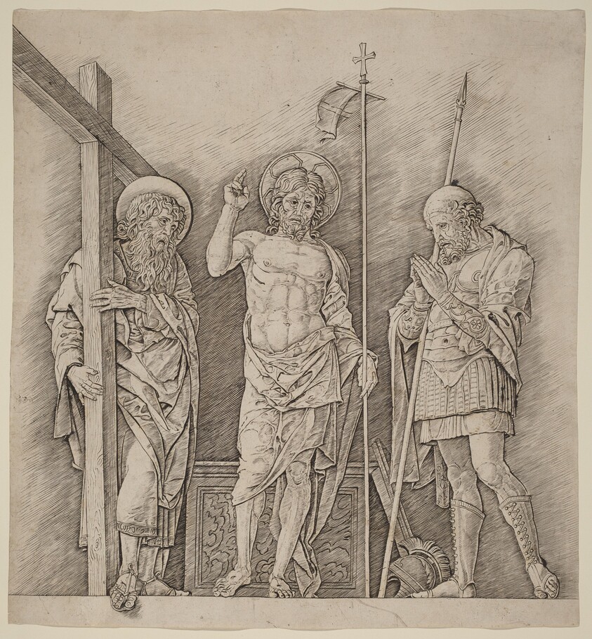 Risen Christ between Saints Andrew and Longinus