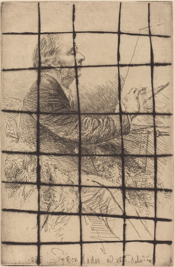 Self-Portrait at the Easel
