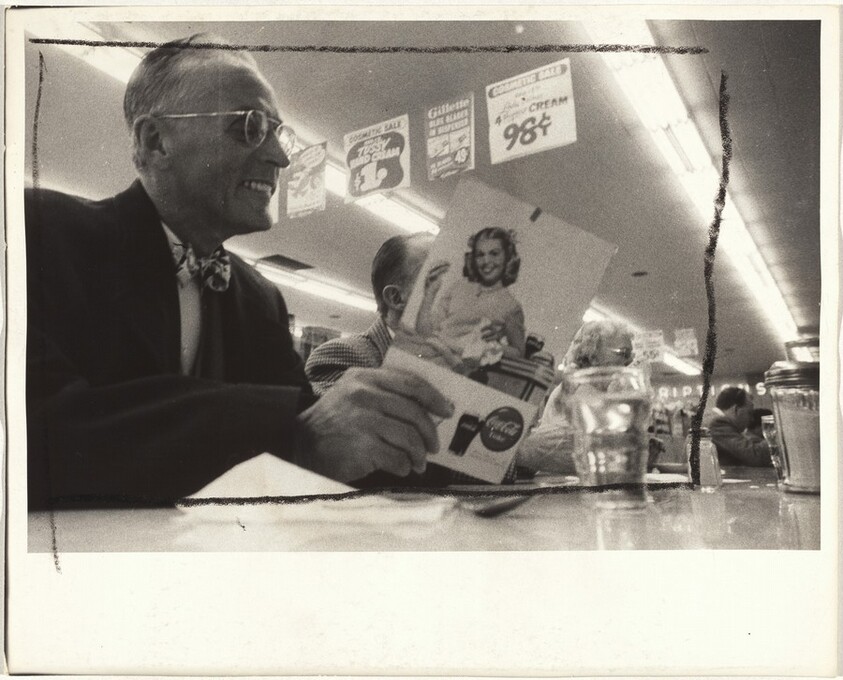 Drug store counter--Burbank, California