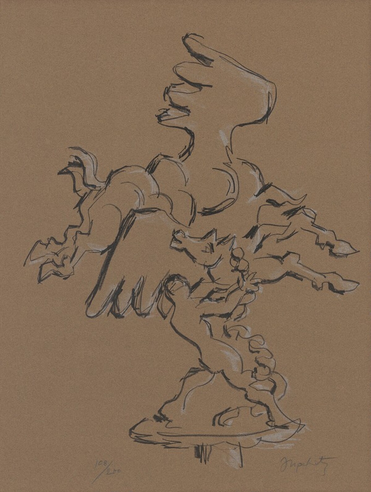 Bellerophon Taming Pegasus