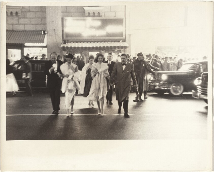 Street scene at night--Los Angeles