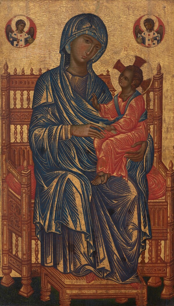 Enthroned Madonna and Child