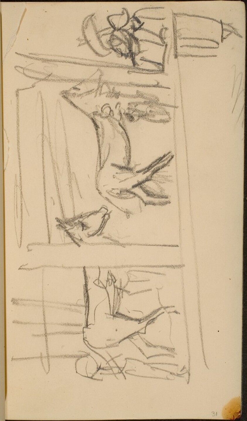 Pferde auf der Rennbahn (Horses on a Race Course) [p. 31]