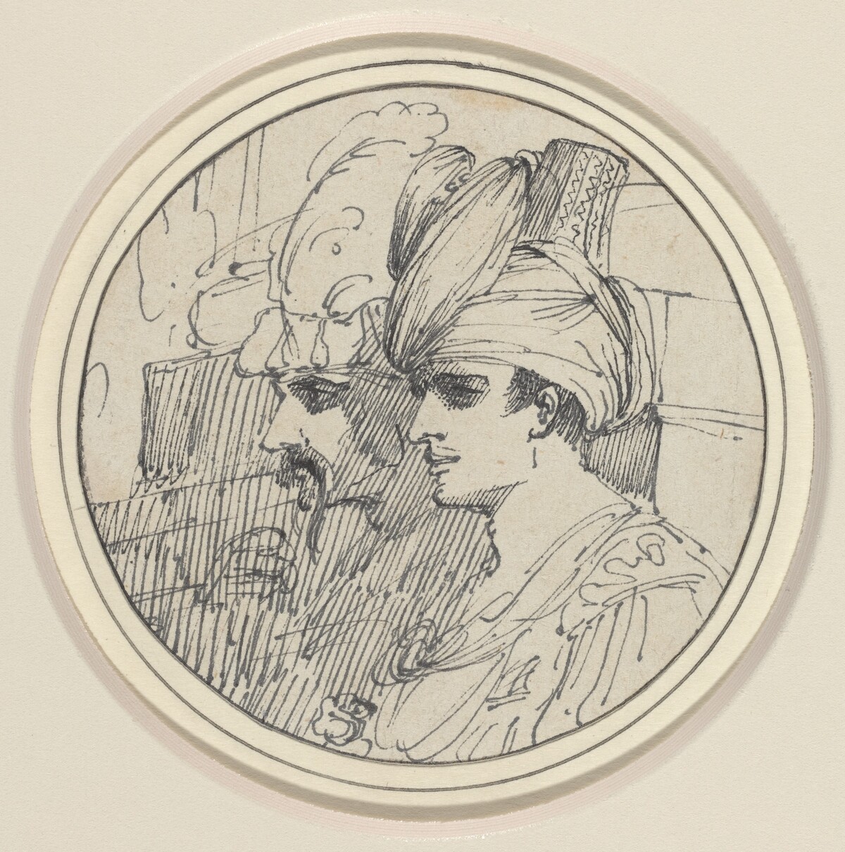 Two Oriental Heads