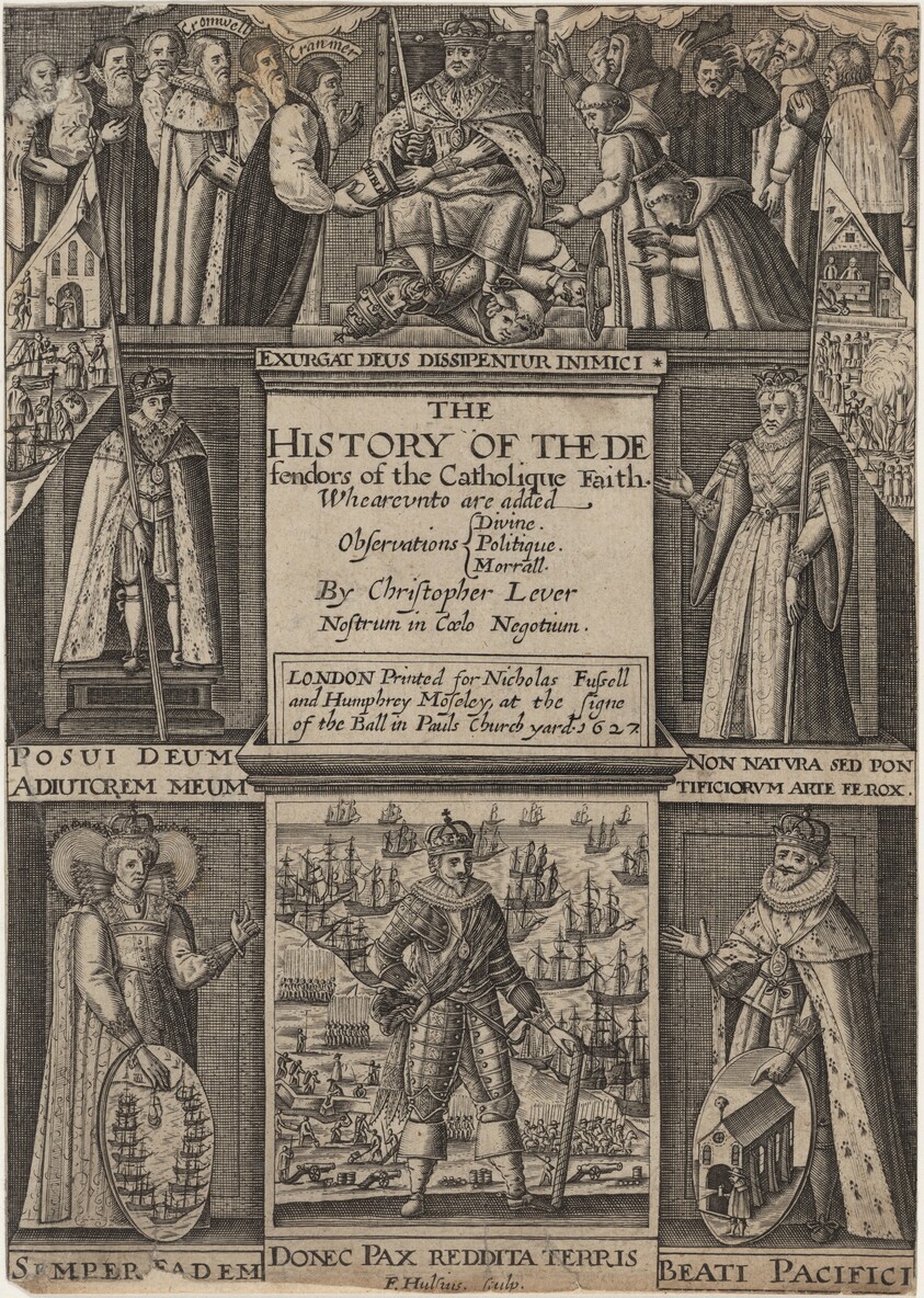 Title Page to History of the Defenders of theCatholic Faith, by Christopher Lever