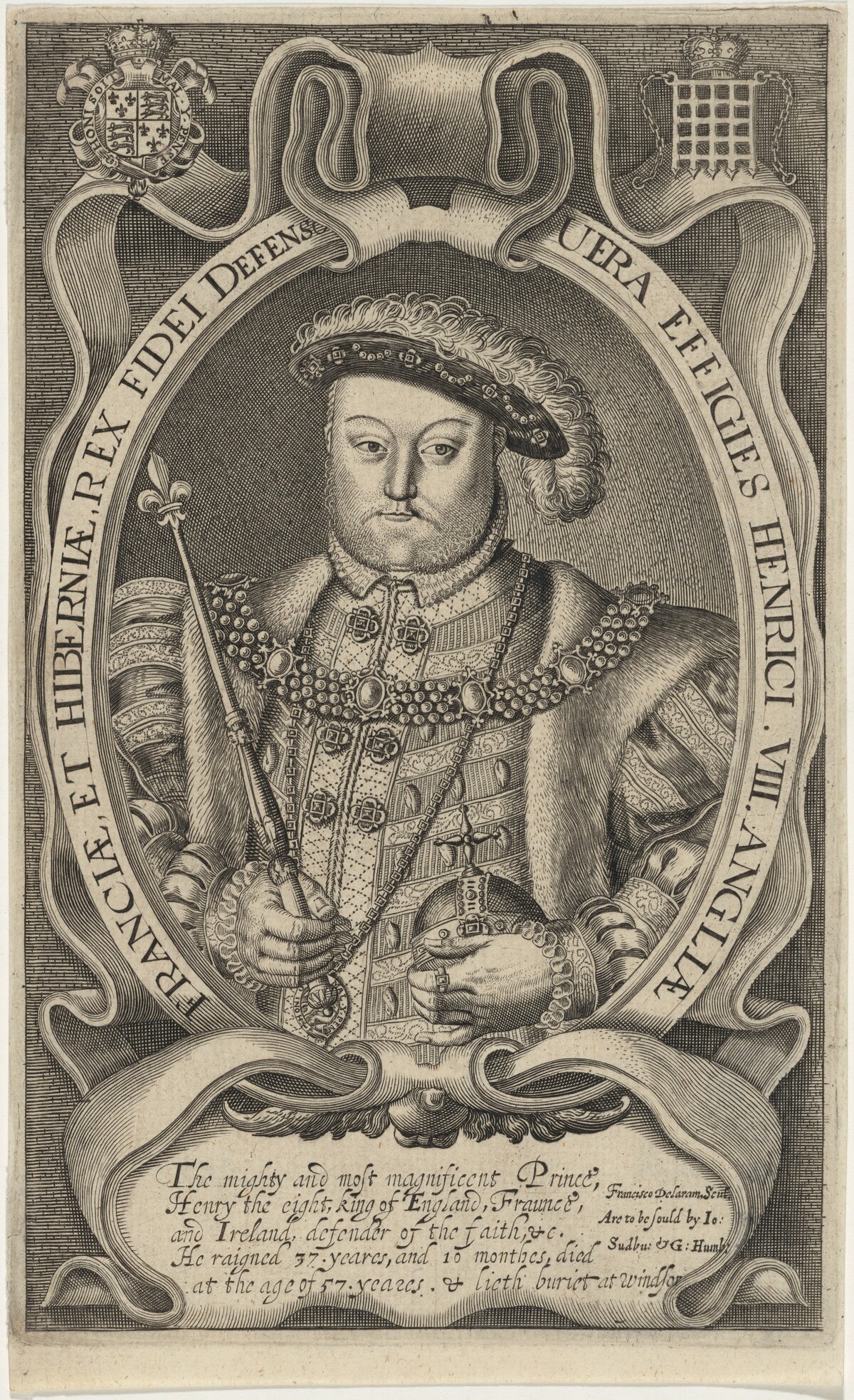 Henrici VIII Angliae, Franciae et Hiberniam Rex (King Henry VIII)