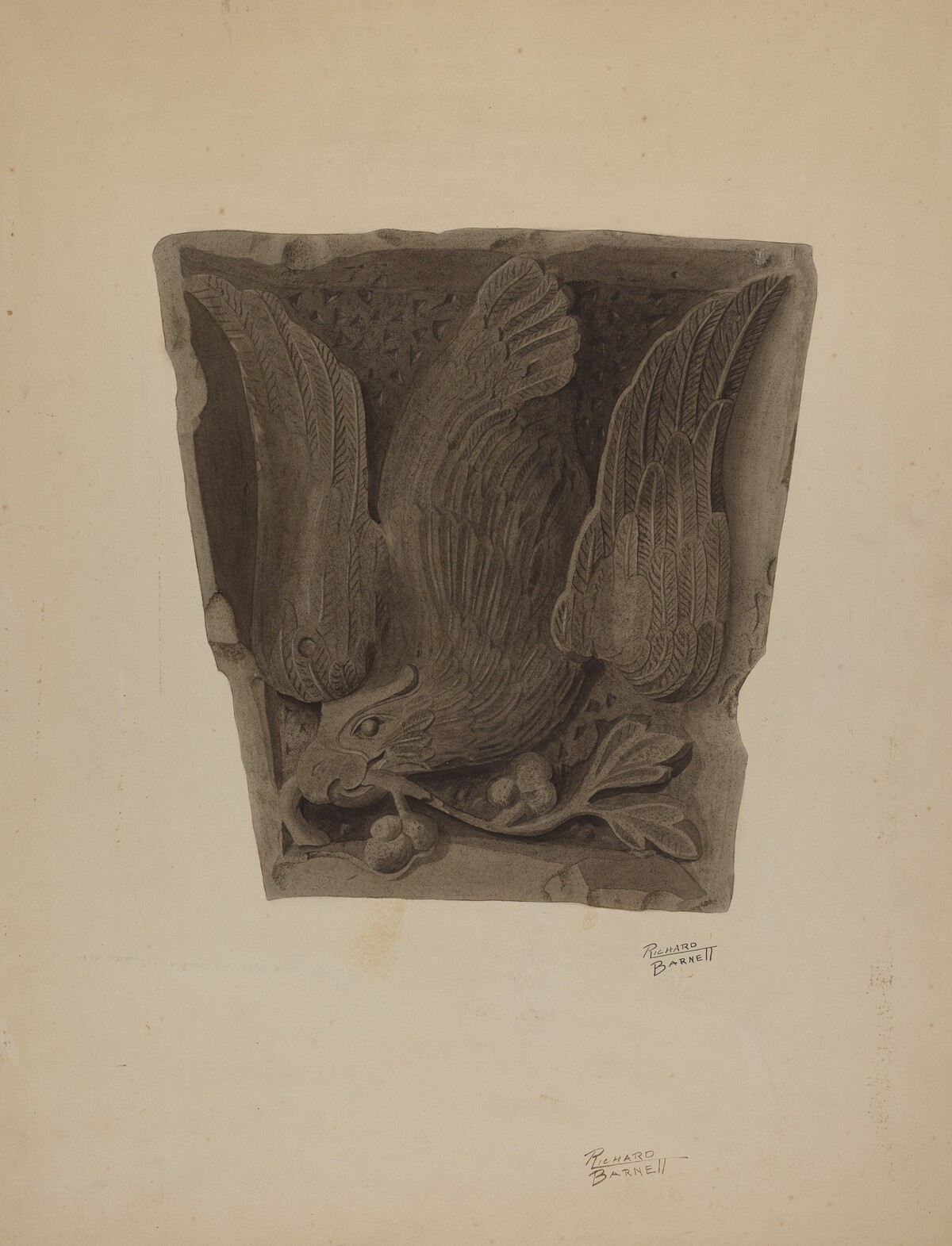 Carved Keystone