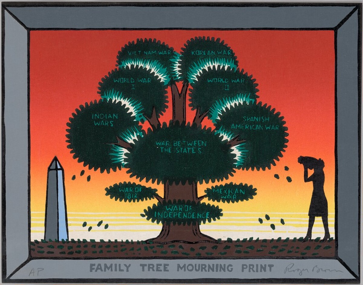 Family Tree Mourning Print
