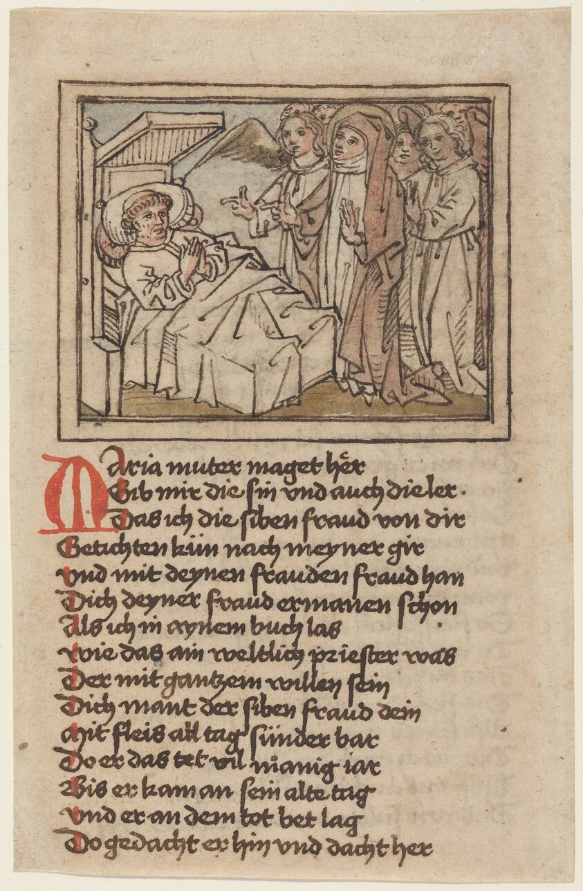The Virgin Appearing to a Dying Priest
