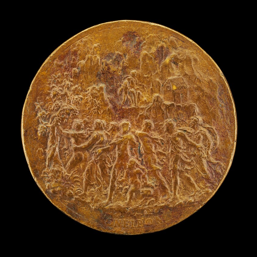 Vision of People Approaching a Vine [reverse]