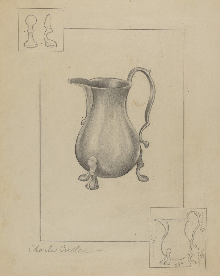 Pewter Pitcher