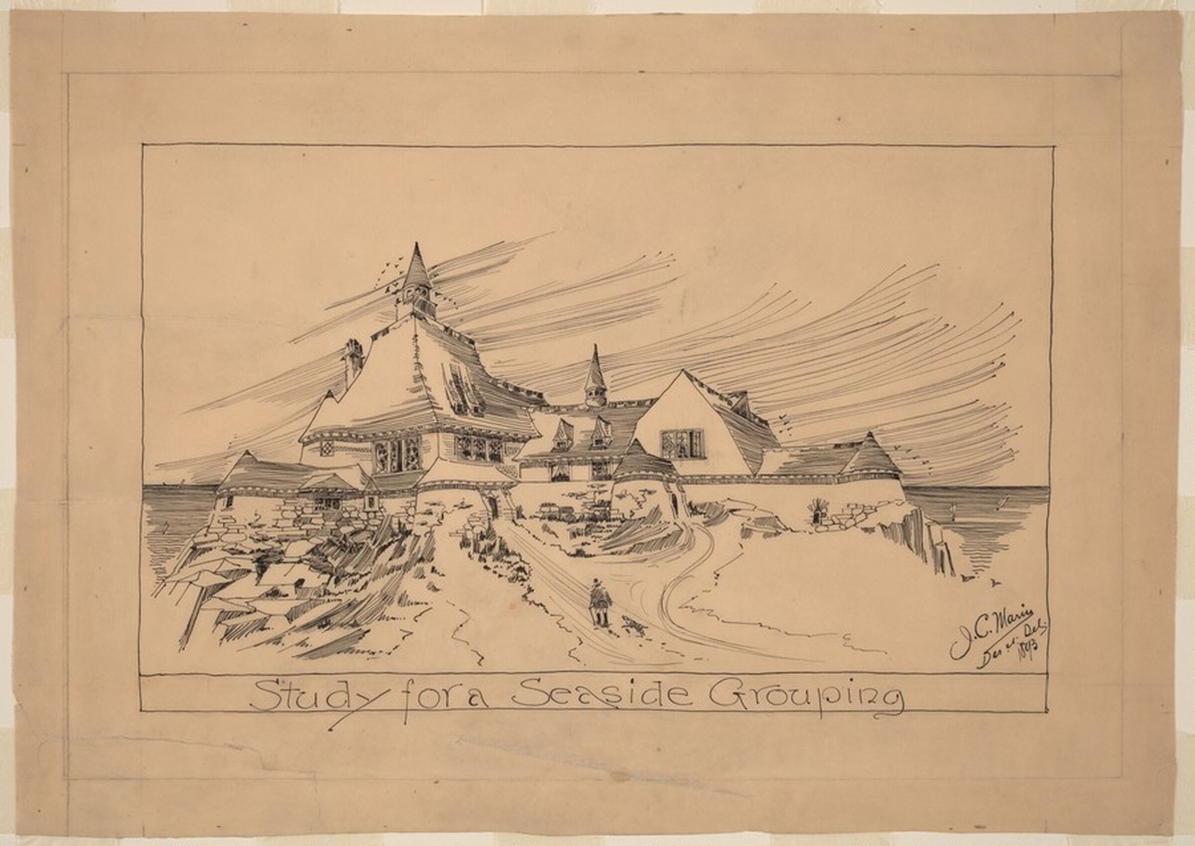 Study for a Seaside Grouping, John Marin, 1893