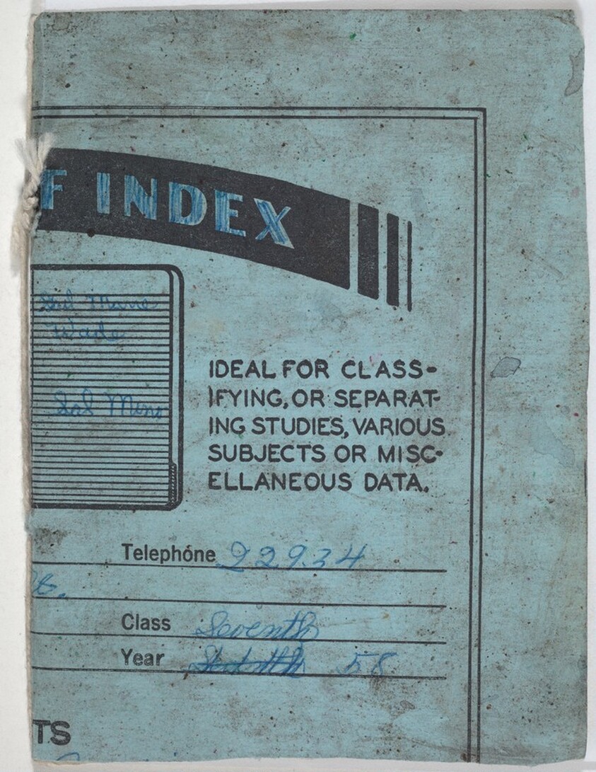 Untitled (Loose Leaf Index Book)
