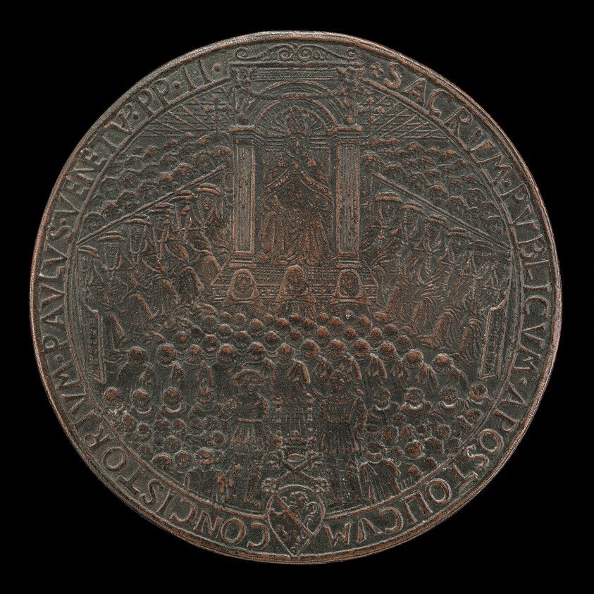 Paul II (Pietro Barbo, 1464-1471), Pope 1464, in Public Consistory [obverse]
