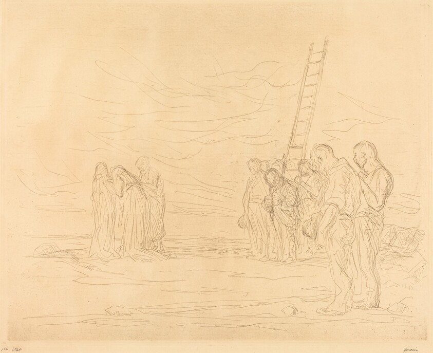 Le calvaire (1ère planche) (Calvary) (first plate)