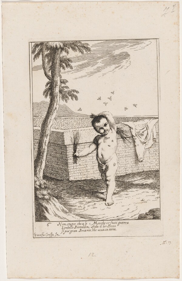 Bertoldino Whipping Himself to Kill Flies