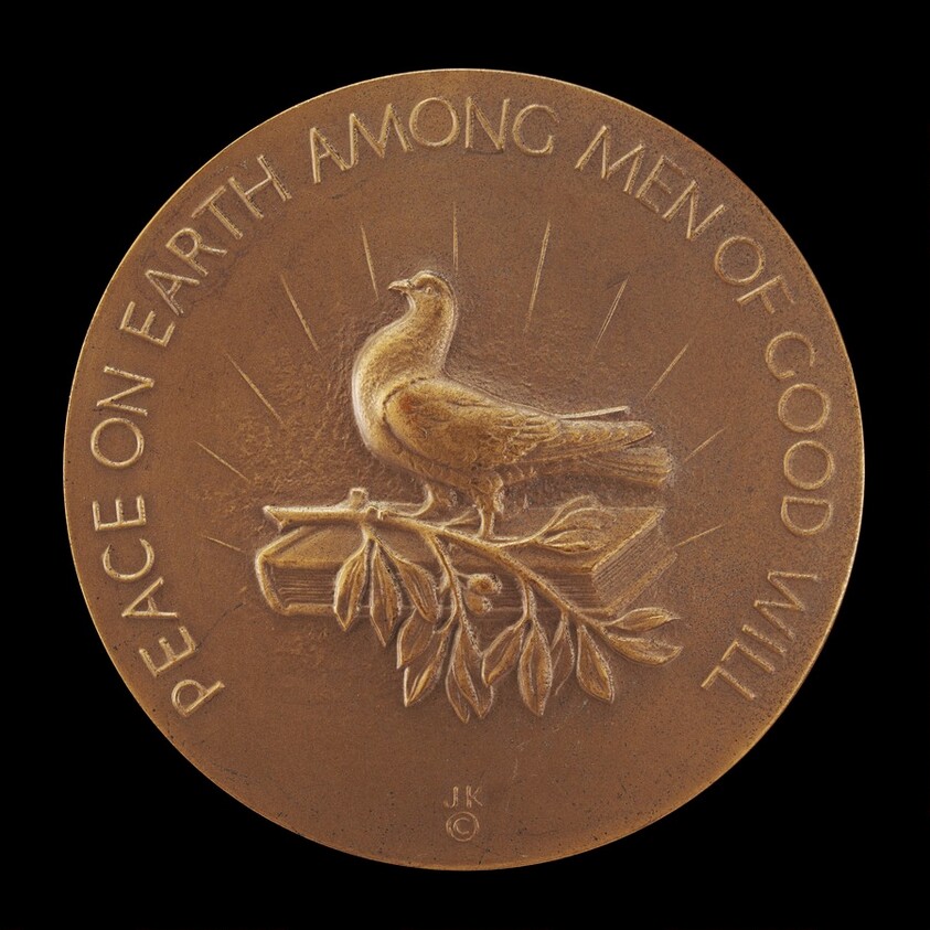 Peace on Earth Among Men of Good Will [reverse]