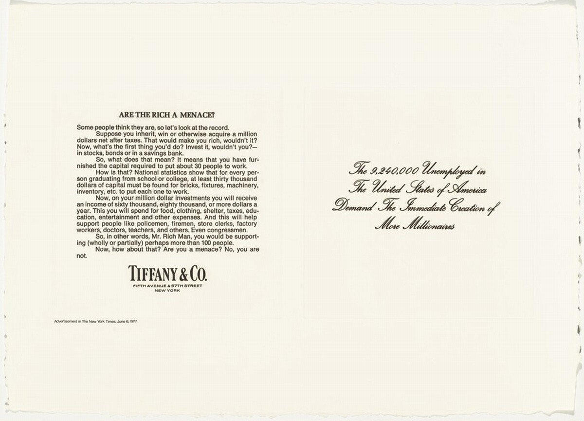 Tiffany Cares [artist's proof]