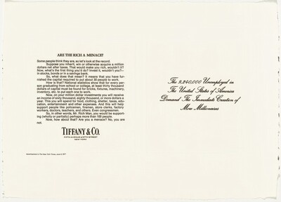 Tiffany Cares [artist's proof]