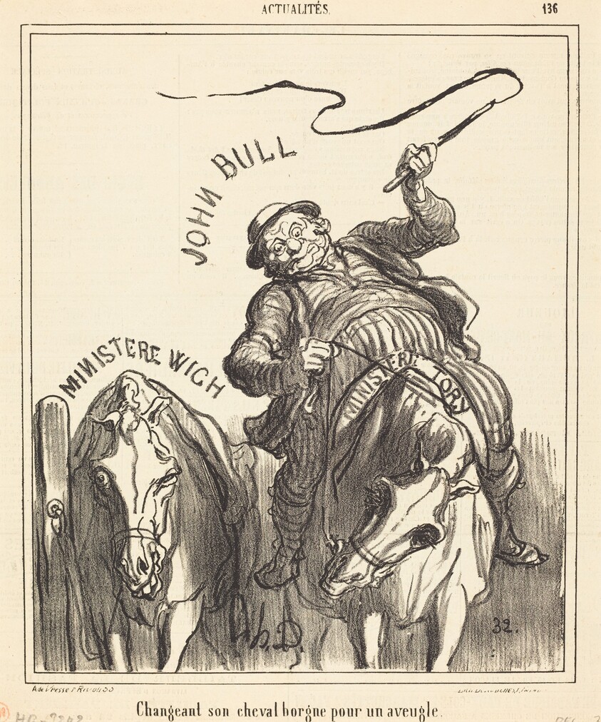 Changeant son cheval borgne pour un aveugle