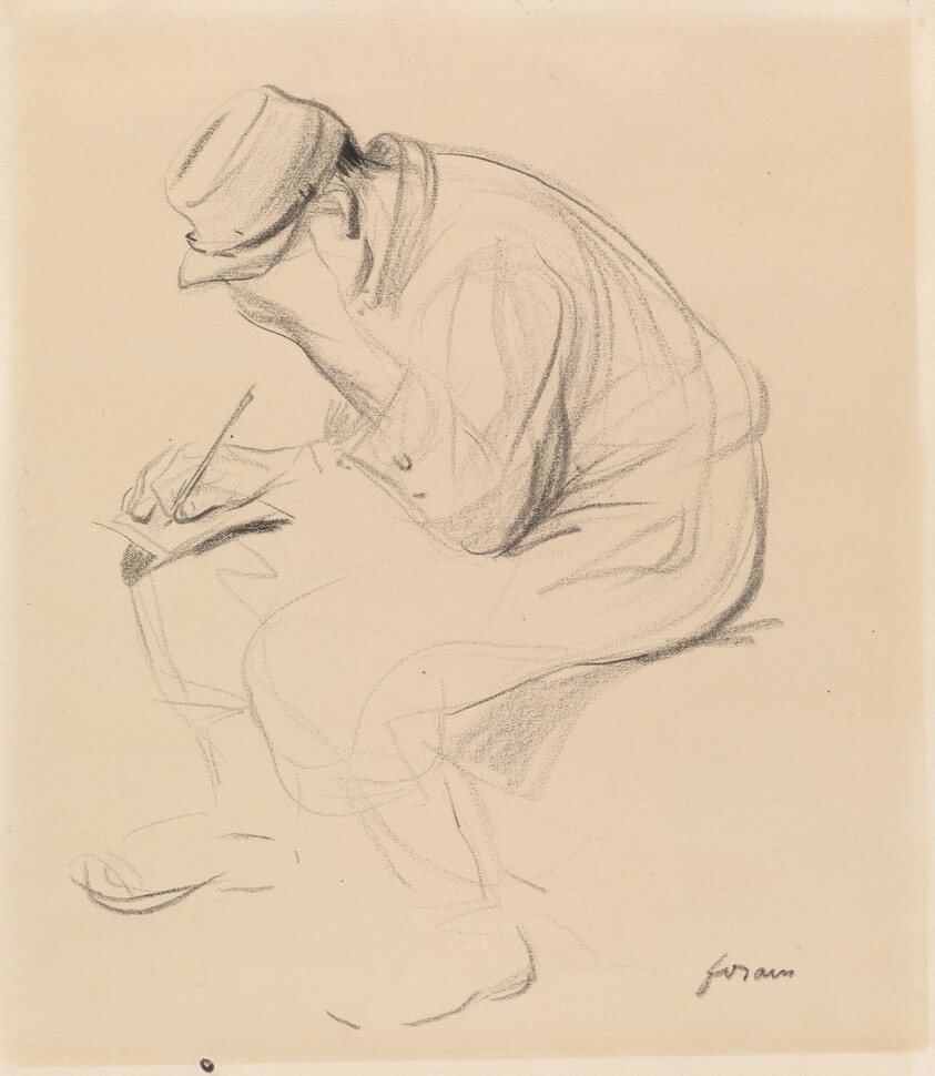 Le Poilu (French Soldier Writing Home)