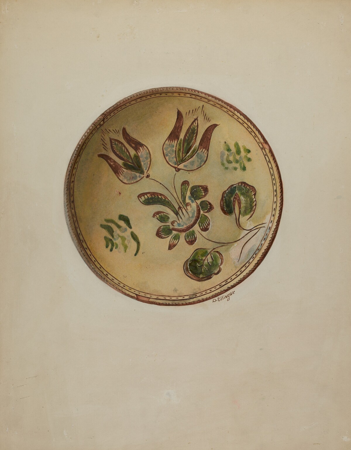 Pa. German Plate