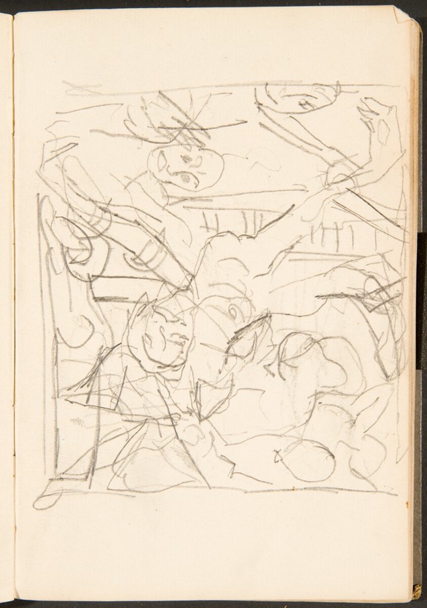 Mehrfigurige Kompositionsskizze (Figural Sketch) [p. 29]