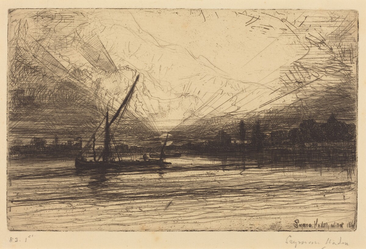 Sunset on the Thames
