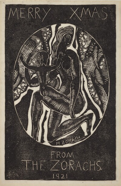 Merry Xmas From The Zorachs 1921