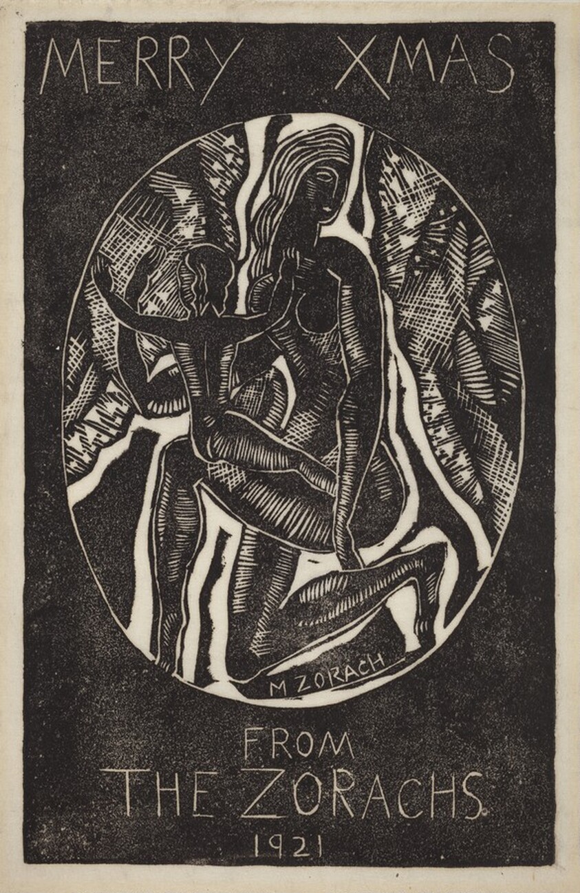 Merry Xmas From The Zorachs 1921