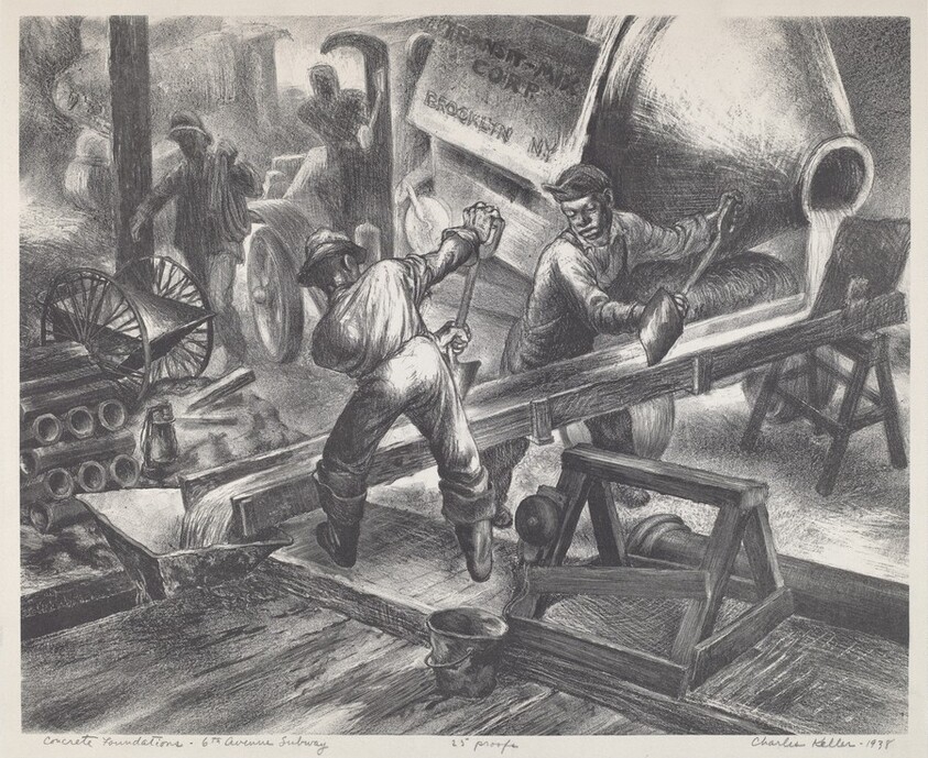 Concrete Foundations - 6th Avenue Subway