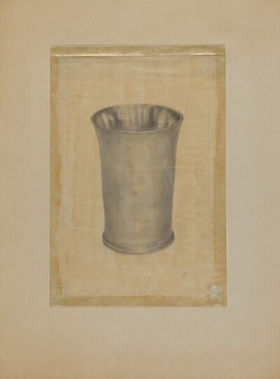 Pewter Beaker