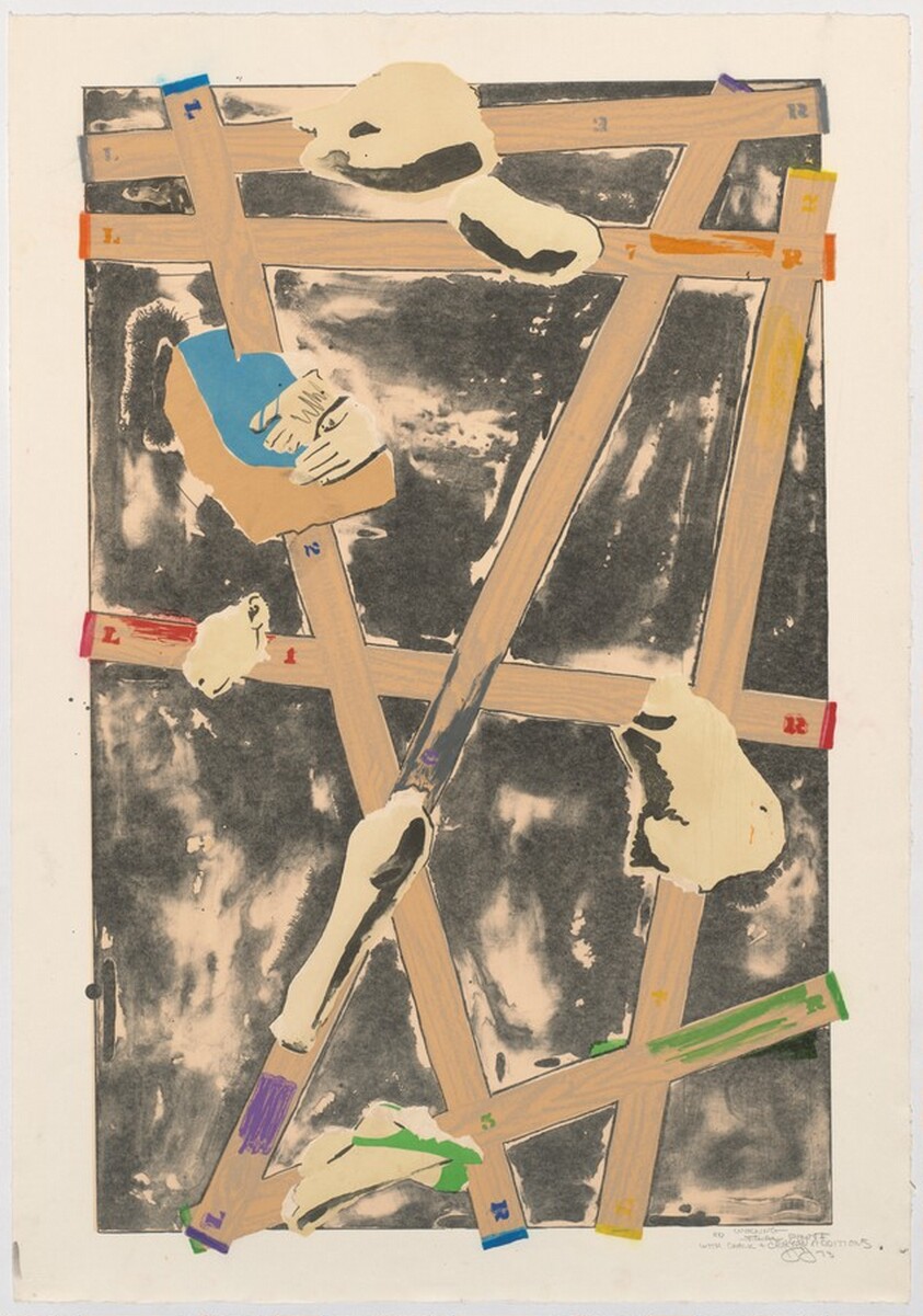 Four Panels from Untitled 1972 [D panel, working proof 11]