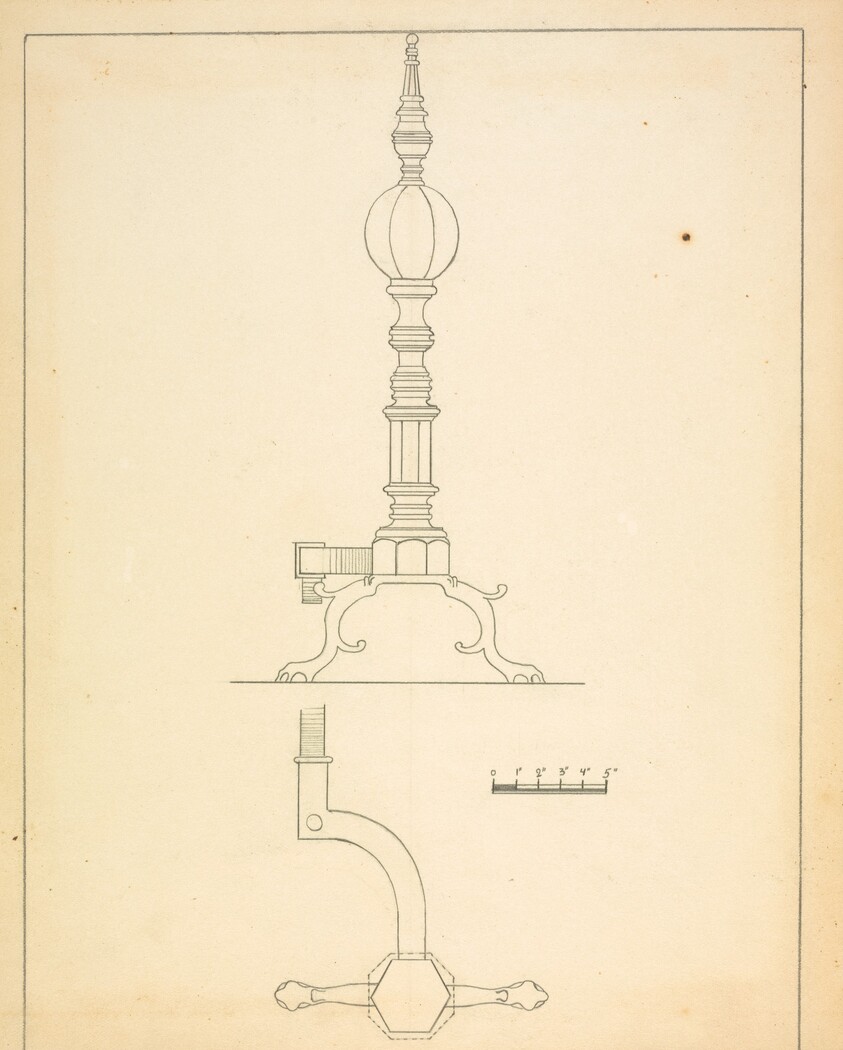 Andiron (one of pair)